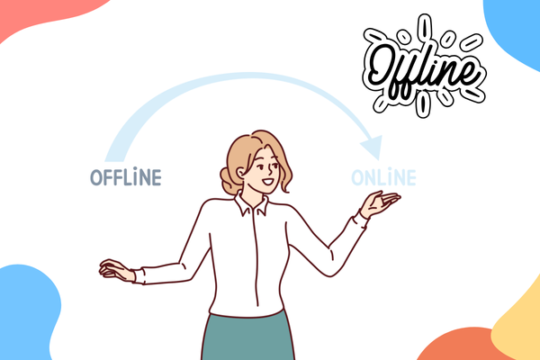 Woman enjoying nature with no phone in hand, eyes closed, smiling peacefully under sunlight